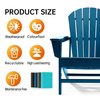 Tafee Outdoor Adirondack Chair, Blue OC-GD-1-BLUE